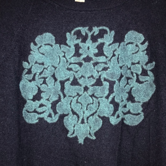 J Crew Decorative Sweater- 3/4 sleeve - Picture 3 of 5